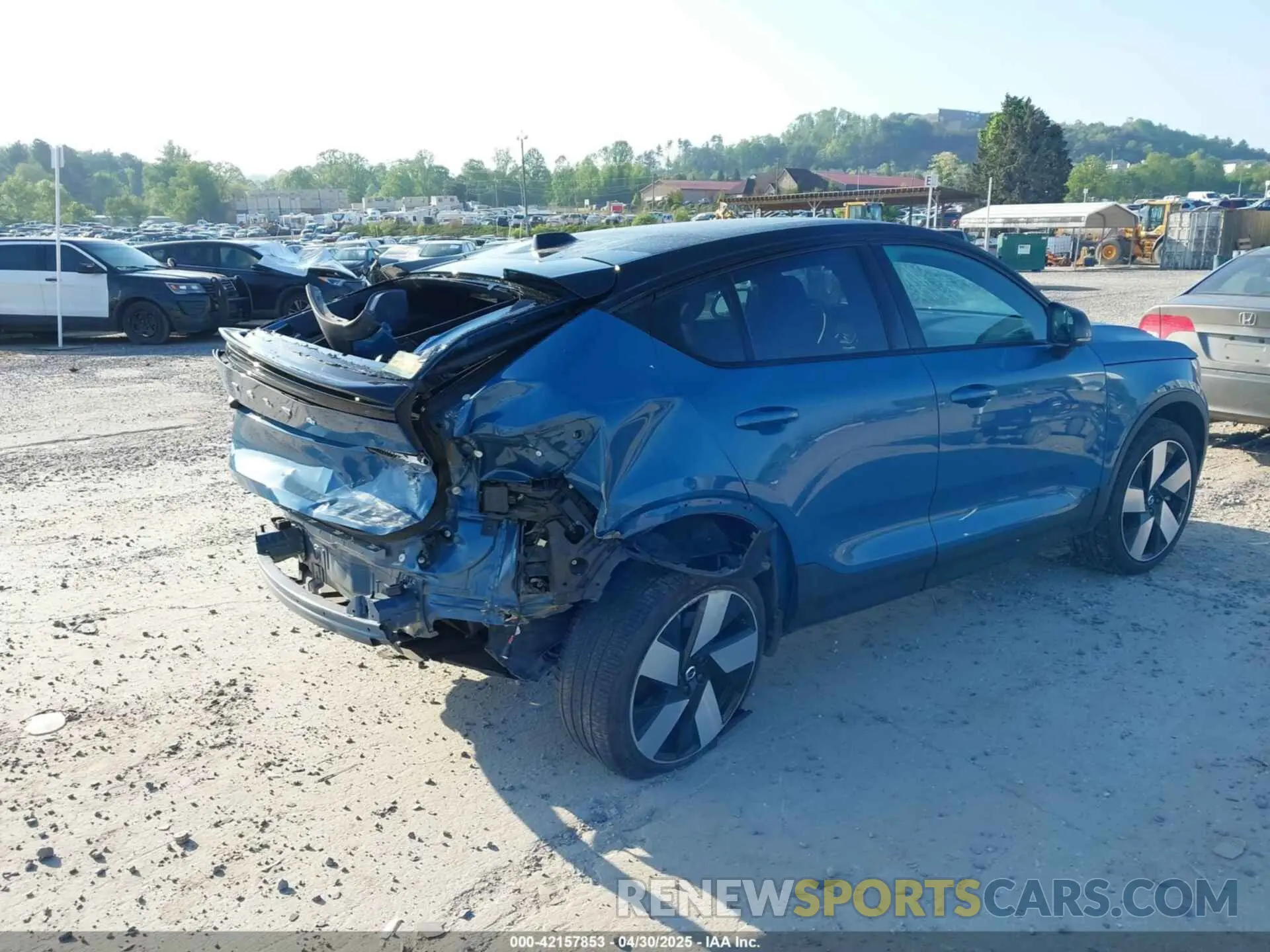 4 Photograph of a damaged car YV4ED3GB5N2007439 VOLVO C40 RECHARGE PURE ELECTRIC 2022
