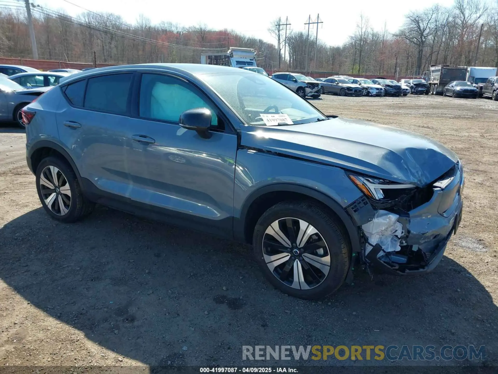 1 Photograph of a damaged car YV4ED3GK0P2041436 VOLVO C40 RECHARGE PURE ELECTRIC 2023