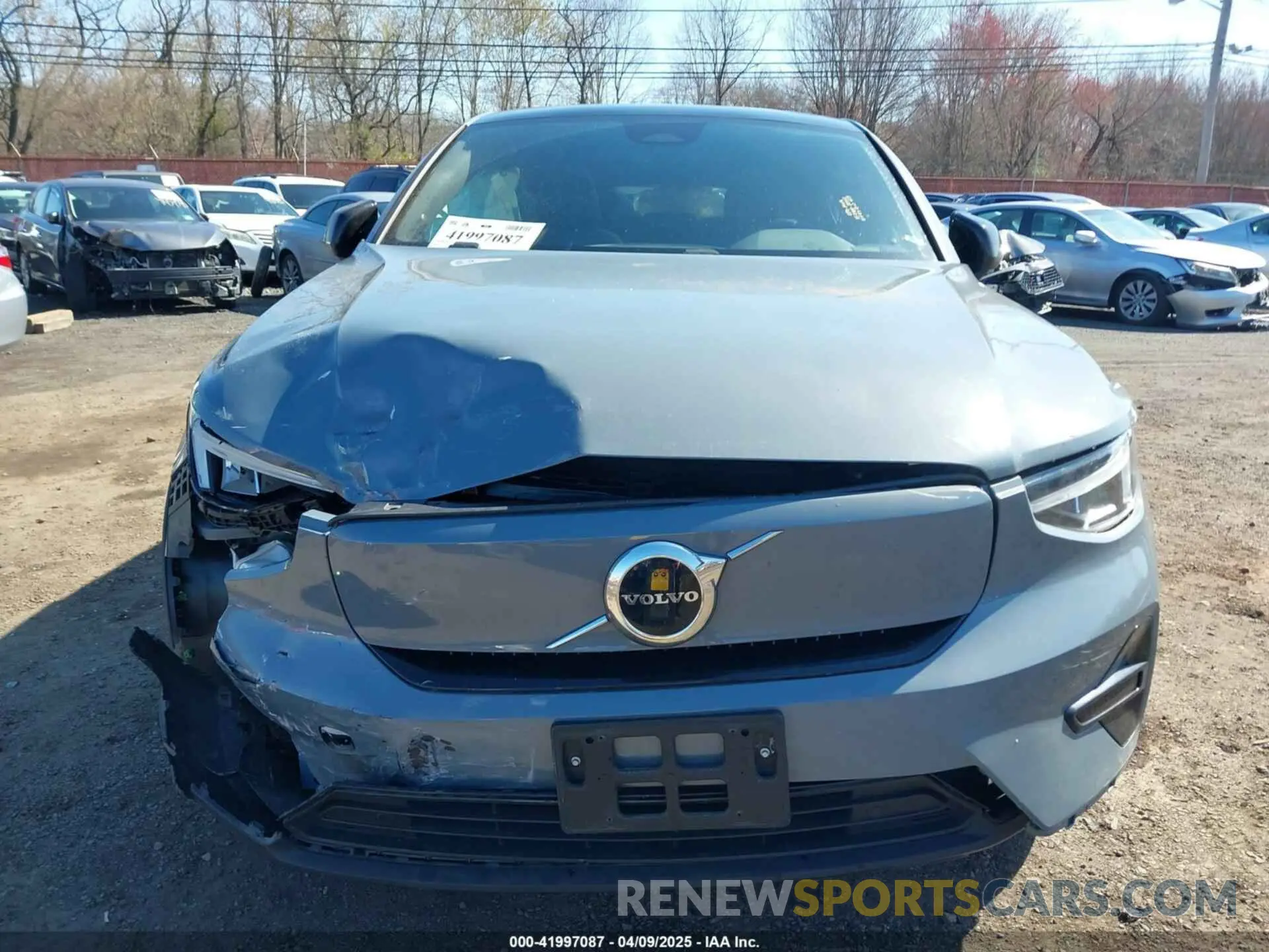 12 Photograph of a damaged car YV4ED3GK0P2041436 VOLVO C40 RECHARGE PURE ELECTRIC 2023