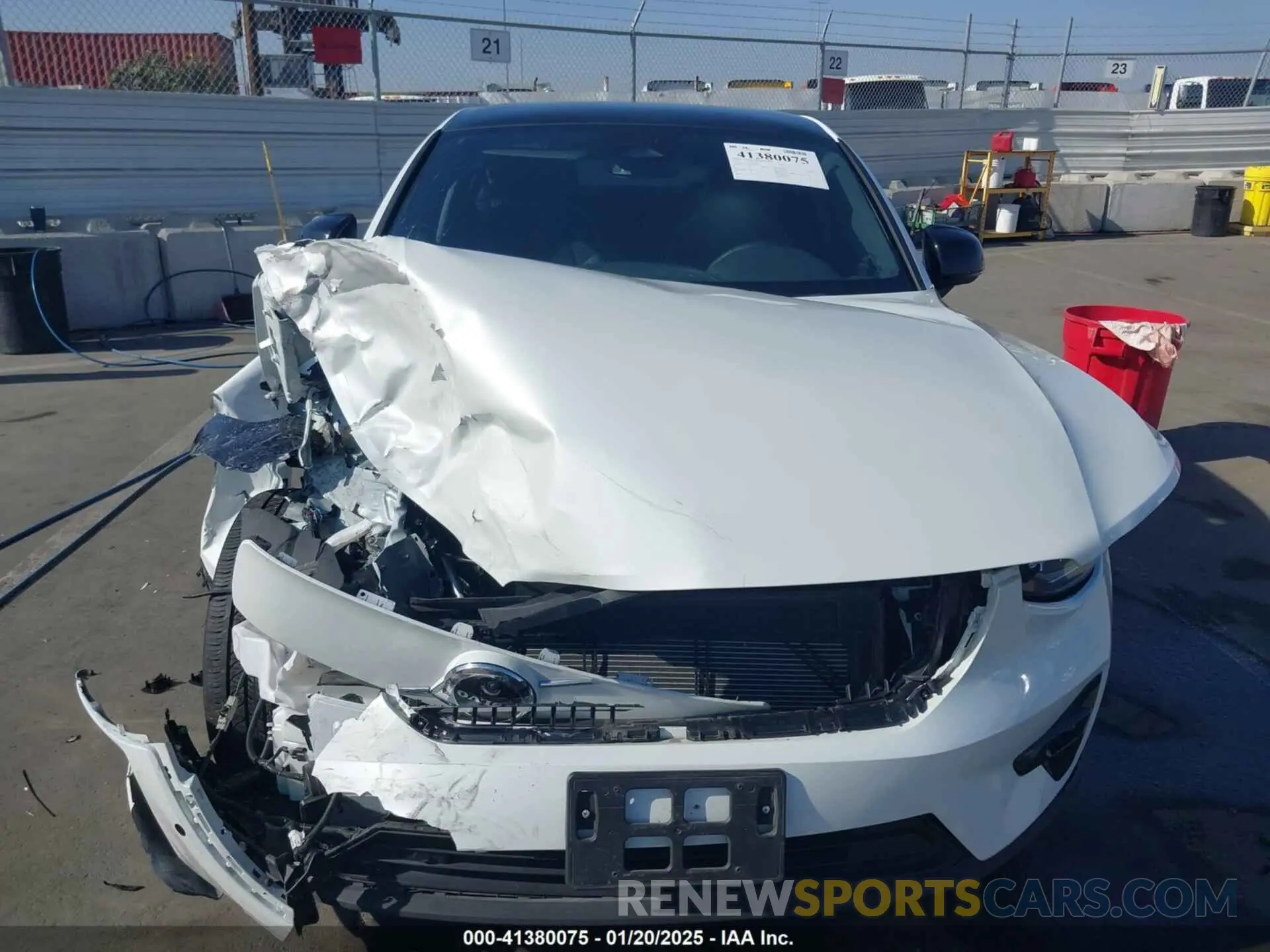 12 Photograph of a damaged car YV4ED3GL0P2065714 VOLVO C40 RECHARGE PURE ELECTRIC 2023