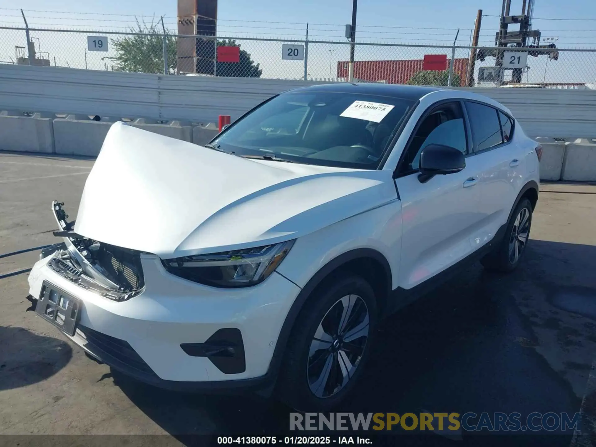 2 Photograph of a damaged car YV4ED3GL0P2065714 VOLVO C40 RECHARGE PURE ELECTRIC 2023