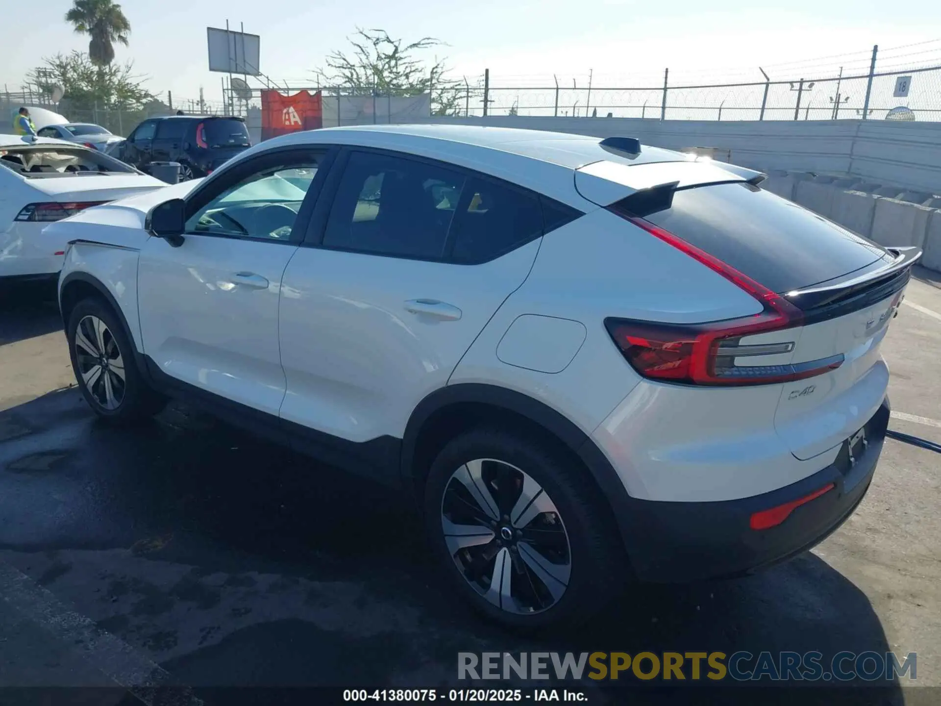3 Photograph of a damaged car YV4ED3GL0P2065714 VOLVO C40 RECHARGE PURE ELECTRIC 2023