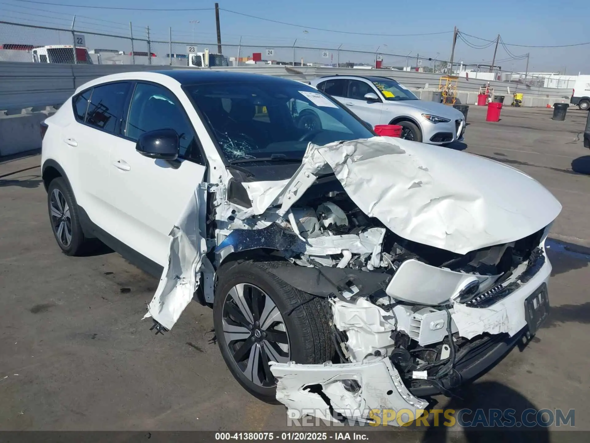6 Photograph of a damaged car YV4ED3GL0P2065714 VOLVO C40 RECHARGE PURE ELECTRIC 2023