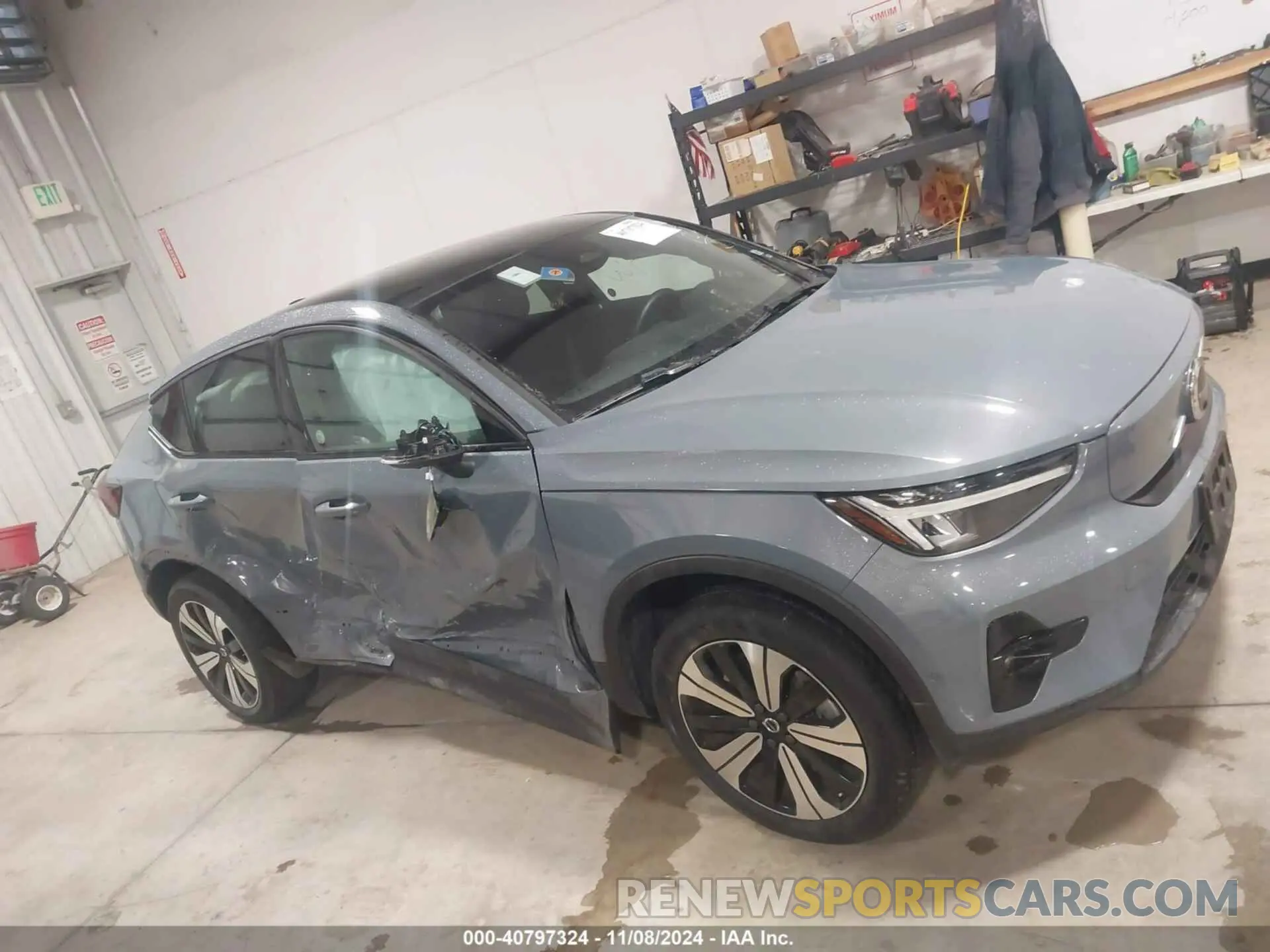 12 Photograph of a damaged car YV4ED3GL3P2061477 VOLVO C40 RECHARGE PURE ELECTRIC 2023
