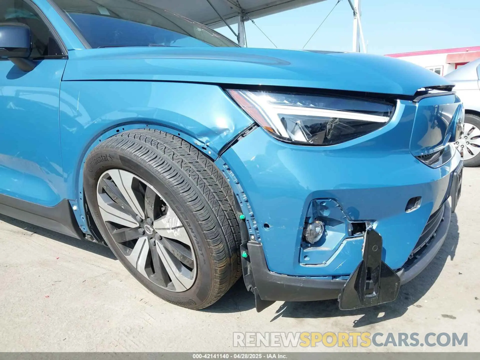 6 Photograph of a damaged car YV4ED3GL5P2037049 VOLVO C40 RECHARGE PURE ELECTRIC 2023