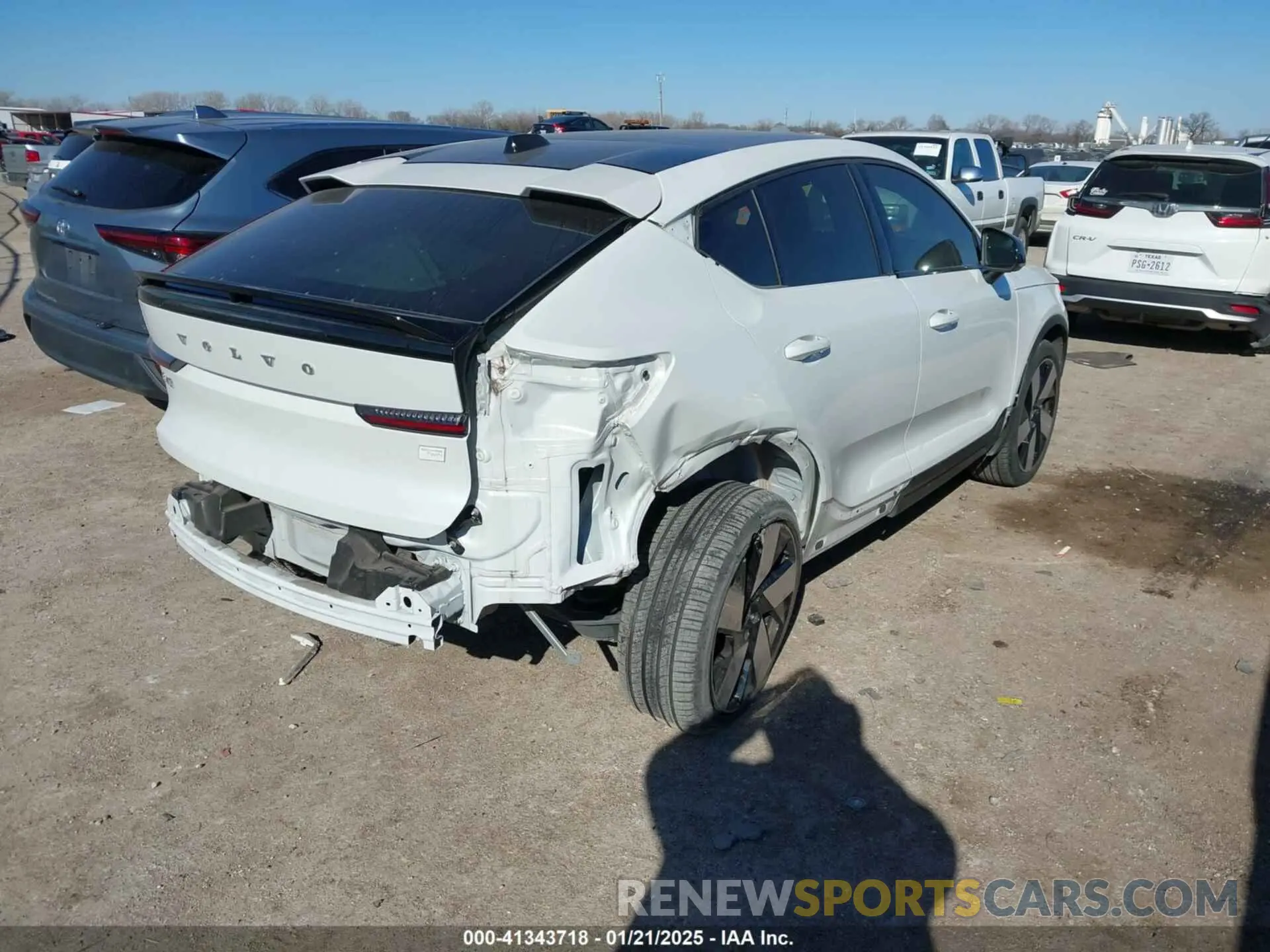 4 Photograph of a damaged car YV4ED3GM0P2047030 VOLVO C40 RECHARGE PURE ELECTRIC 2023