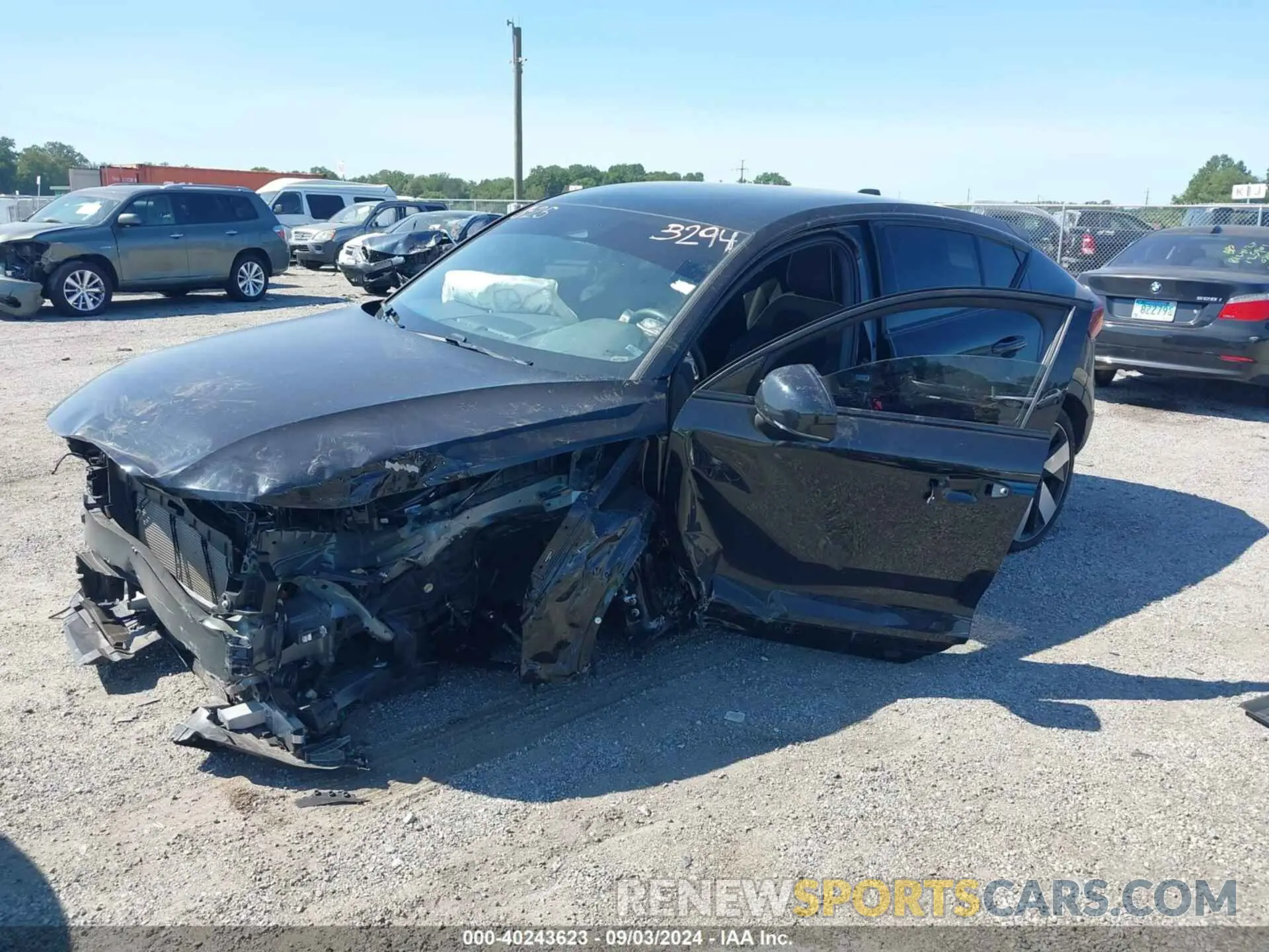 2 Photograph of a damaged car YV4ED3GM4P2063294 VOLVO C40 RECHARGE PURE ELECTRIC 2023