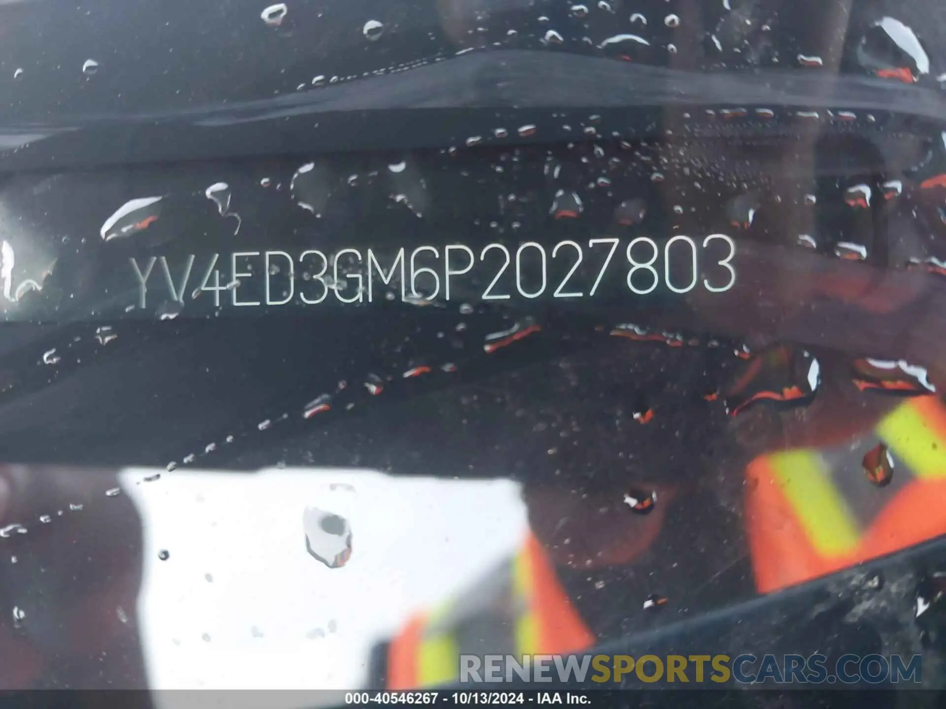 9 Photograph of a damaged car YV4ED3GM6P2027803 VOLVO C40 RECHARGE PURE ELECTRIC 2023
