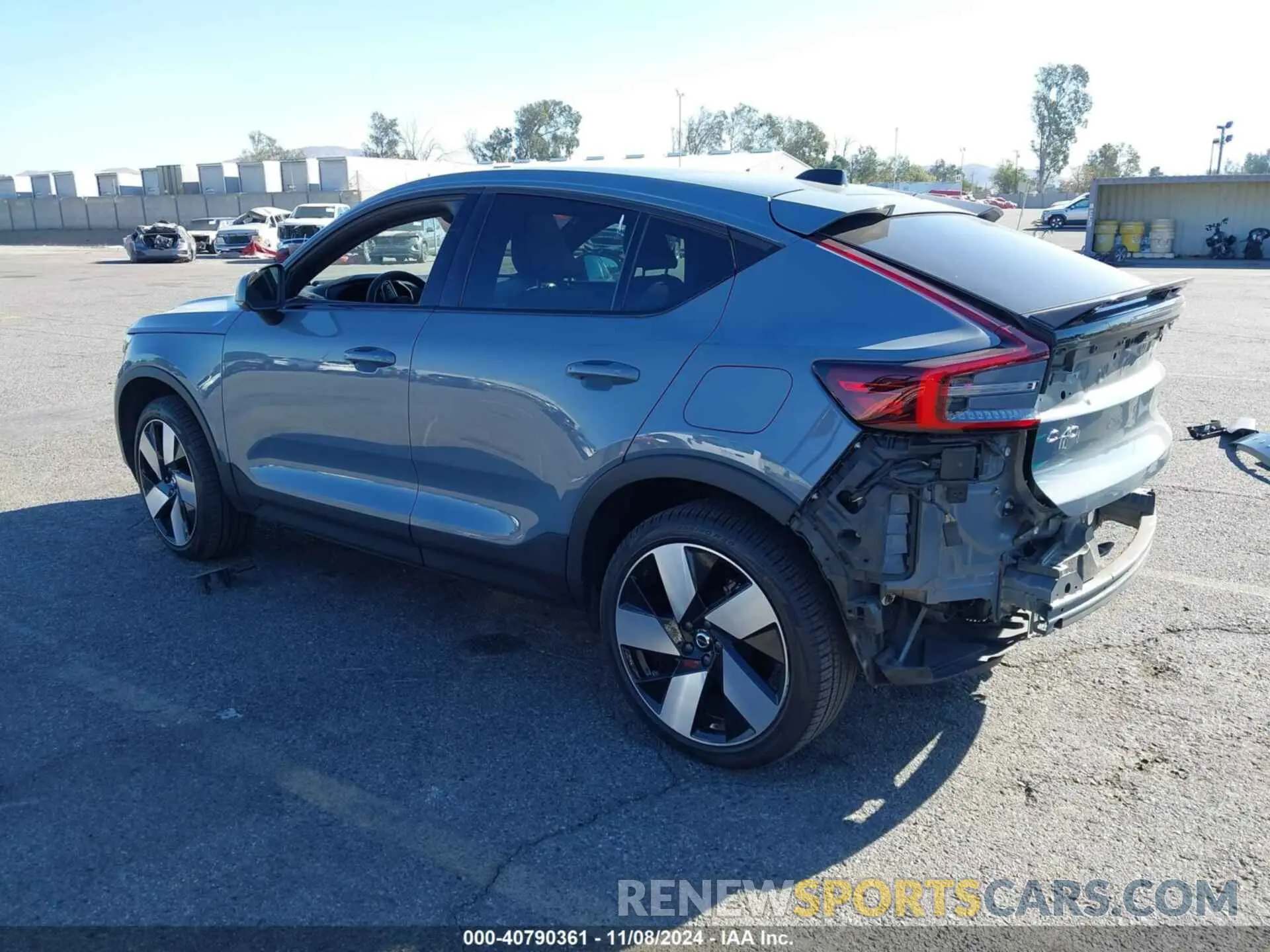 3 Photograph of a damaged car YV4ED3GM6P2027865 VOLVO C40 RECHARGE PURE ELECTRIC 2023