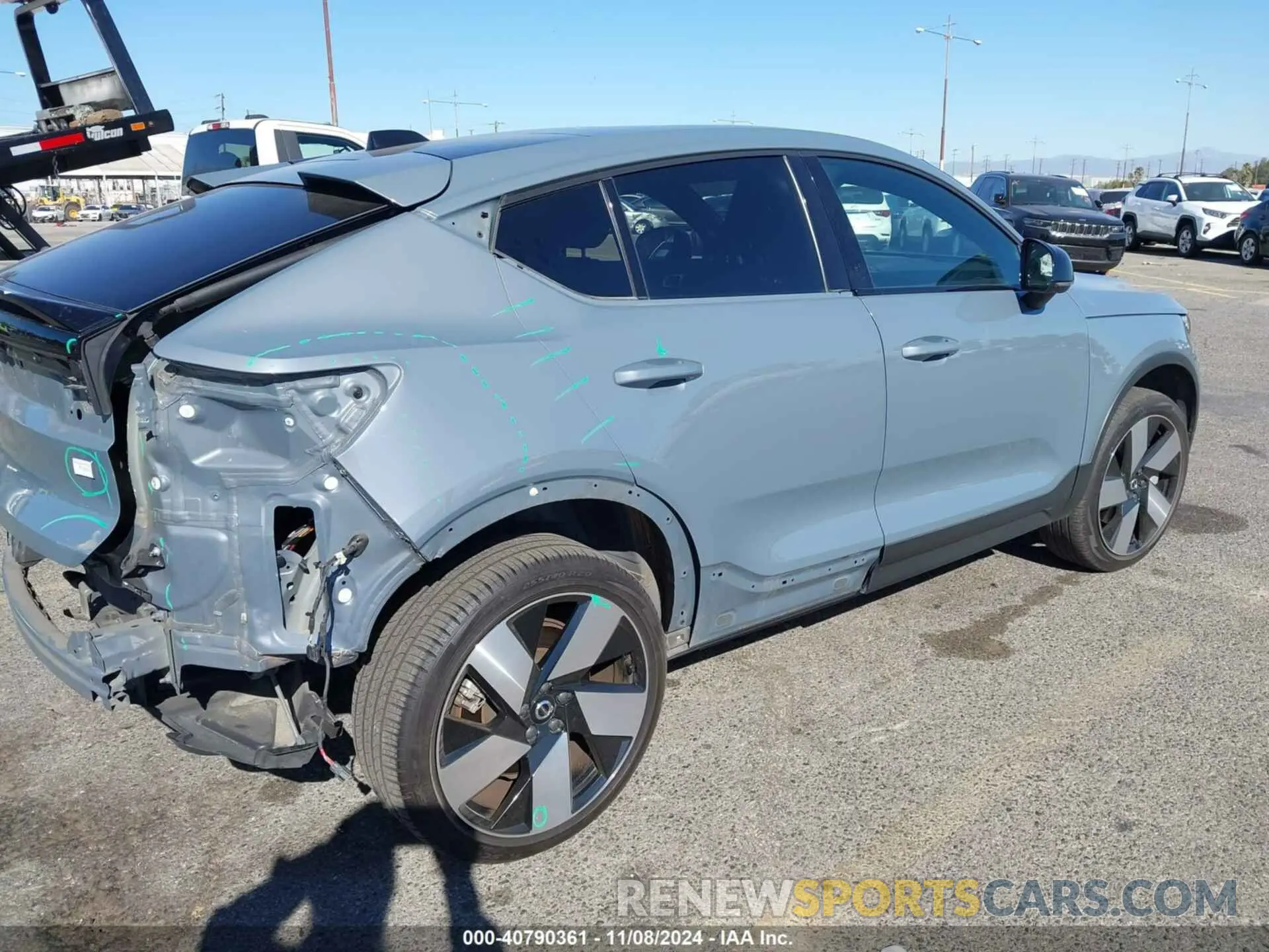 4 Photograph of a damaged car YV4ED3GM6P2027865 VOLVO C40 RECHARGE PURE ELECTRIC 2023