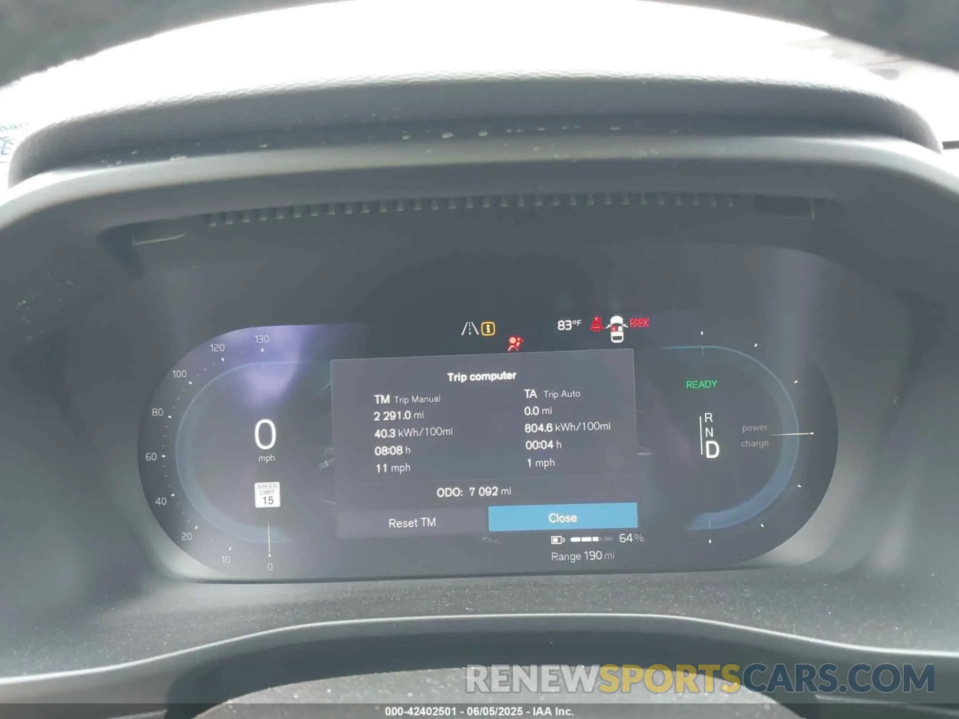 7 Photograph of a damaged car YV4ED3GM7P2048322 VOLVO C40 RECHARGE PURE ELECTRIC 2023
