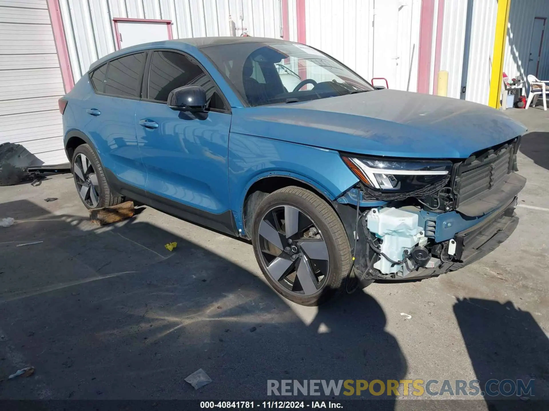 1 Photograph of a damaged car YV4ED3GM9P2028900 VOLVO C40 RECHARGE PURE ELECTRIC 2023