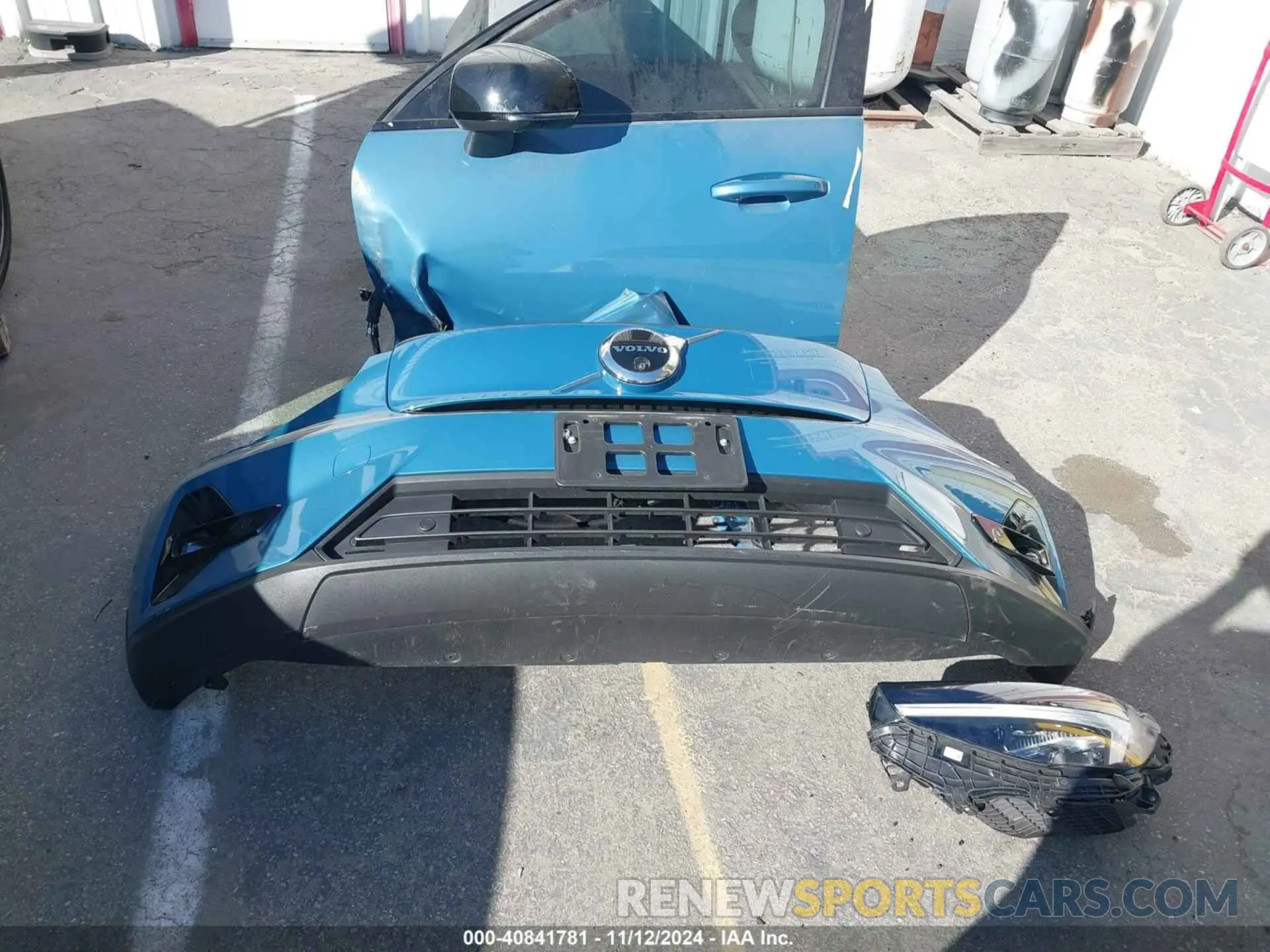 12 Photograph of a damaged car YV4ED3GM9P2028900 VOLVO C40 RECHARGE PURE ELECTRIC 2023