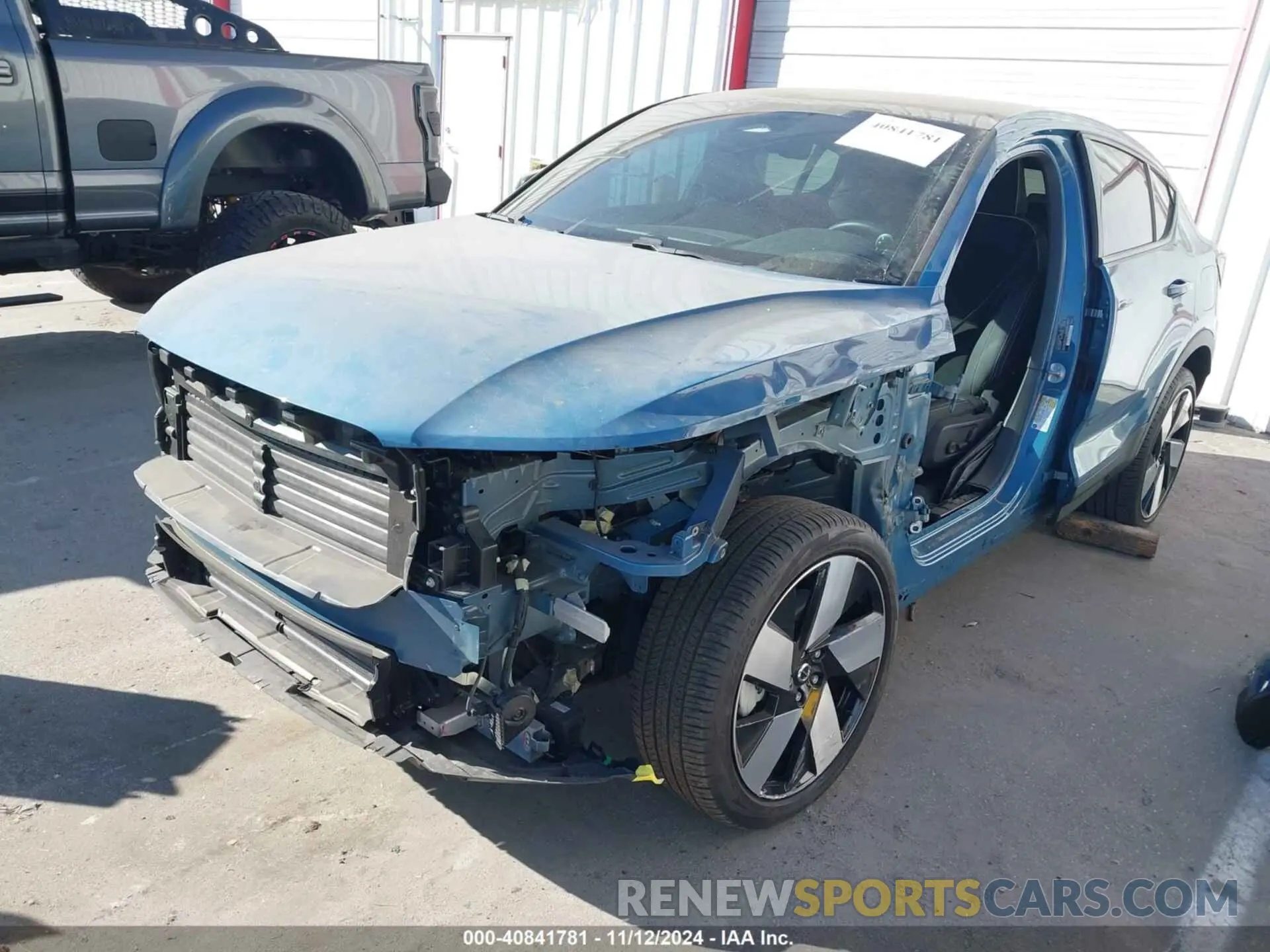 2 Photograph of a damaged car YV4ED3GM9P2028900 VOLVO C40 RECHARGE PURE ELECTRIC 2023