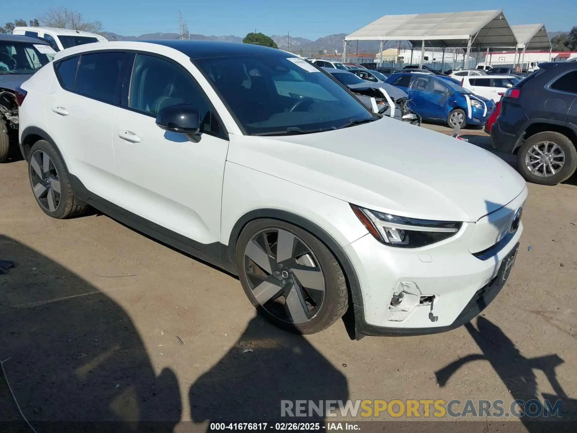1 Photograph of a damaged car YV4ED3GM9P2031408 VOLVO C40 RECHARGE PURE ELECTRIC 2023