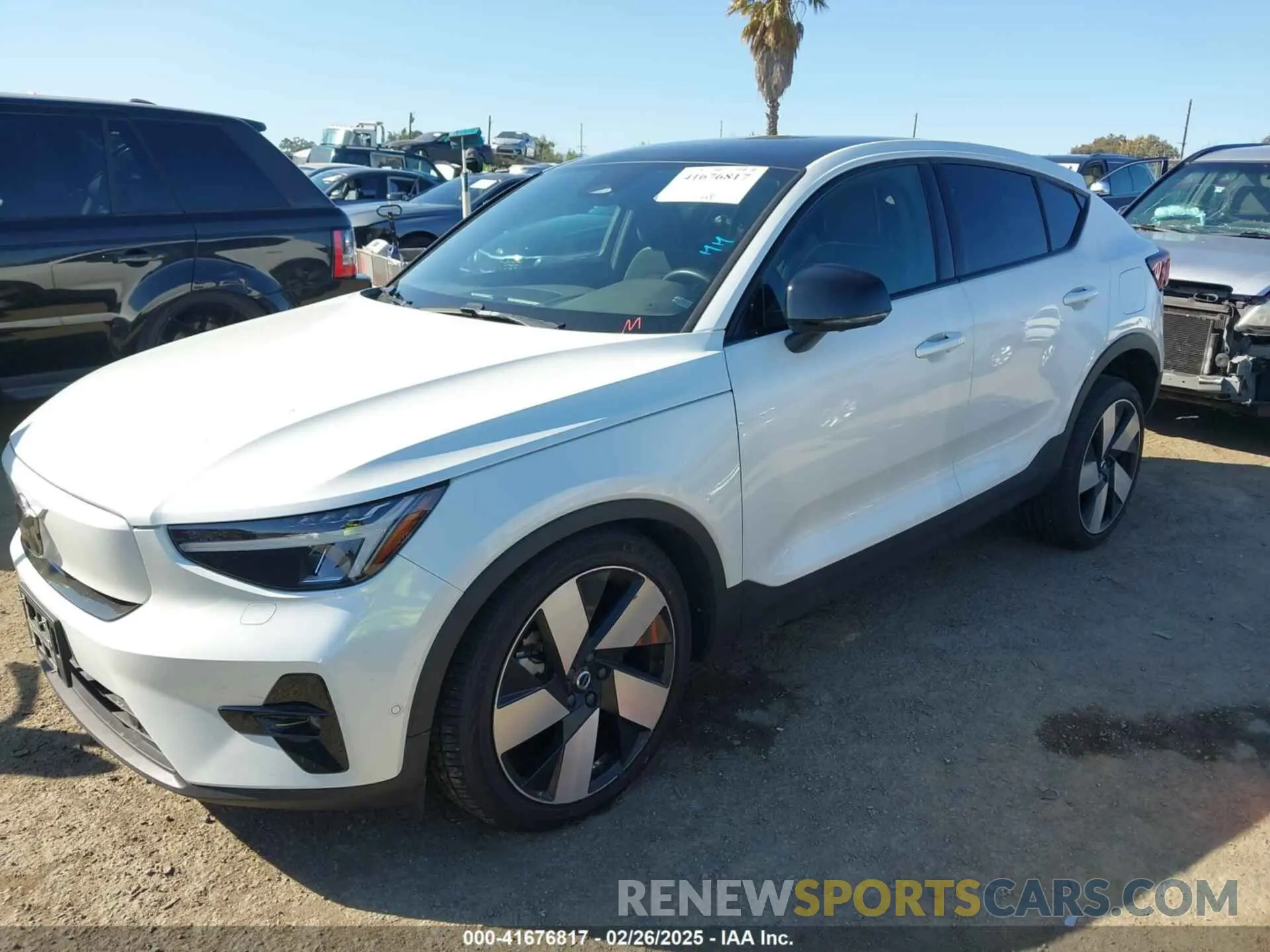 2 Photograph of a damaged car YV4ED3GM9P2031408 VOLVO C40 RECHARGE PURE ELECTRIC 2023