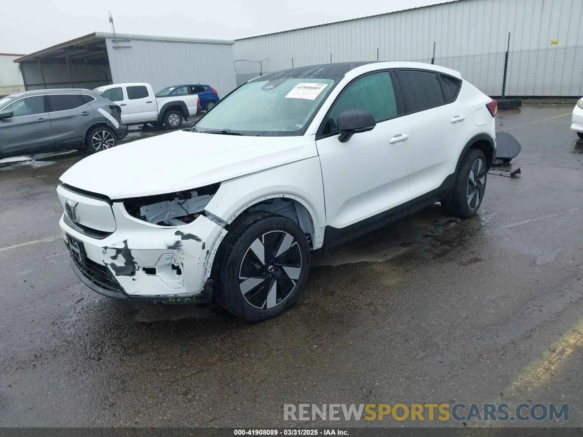 2 Photograph of a damaged car YV4ER3GK0R2107021 VOLVO C40 RECHARGE PURE ELECTRIC 2024