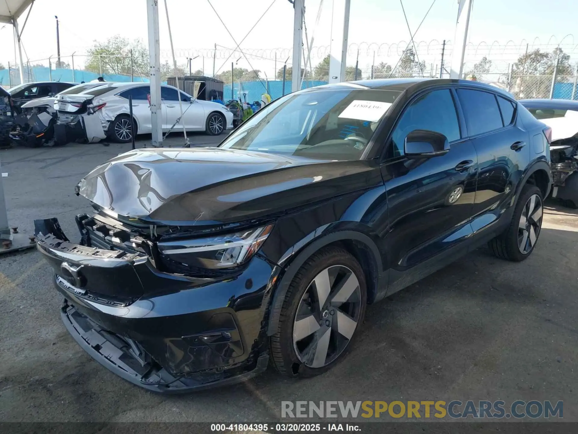 2 Photograph of a damaged car YV4ER3GL9R2101789 VOLVO C40 RECHARGE PURE ELECTRIC 2024