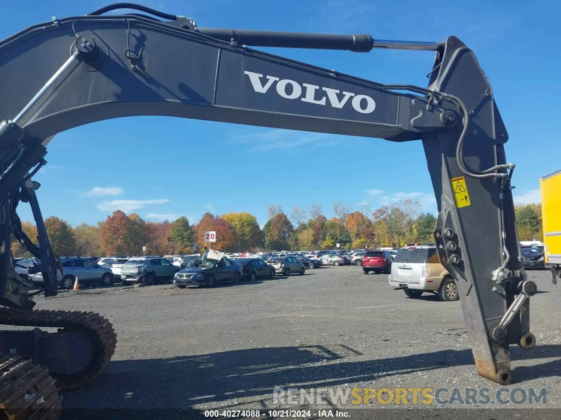 19 Photograph of a damaged car VCEC250EK00317066 VOLVO EC250E EXCAVATOR 2023