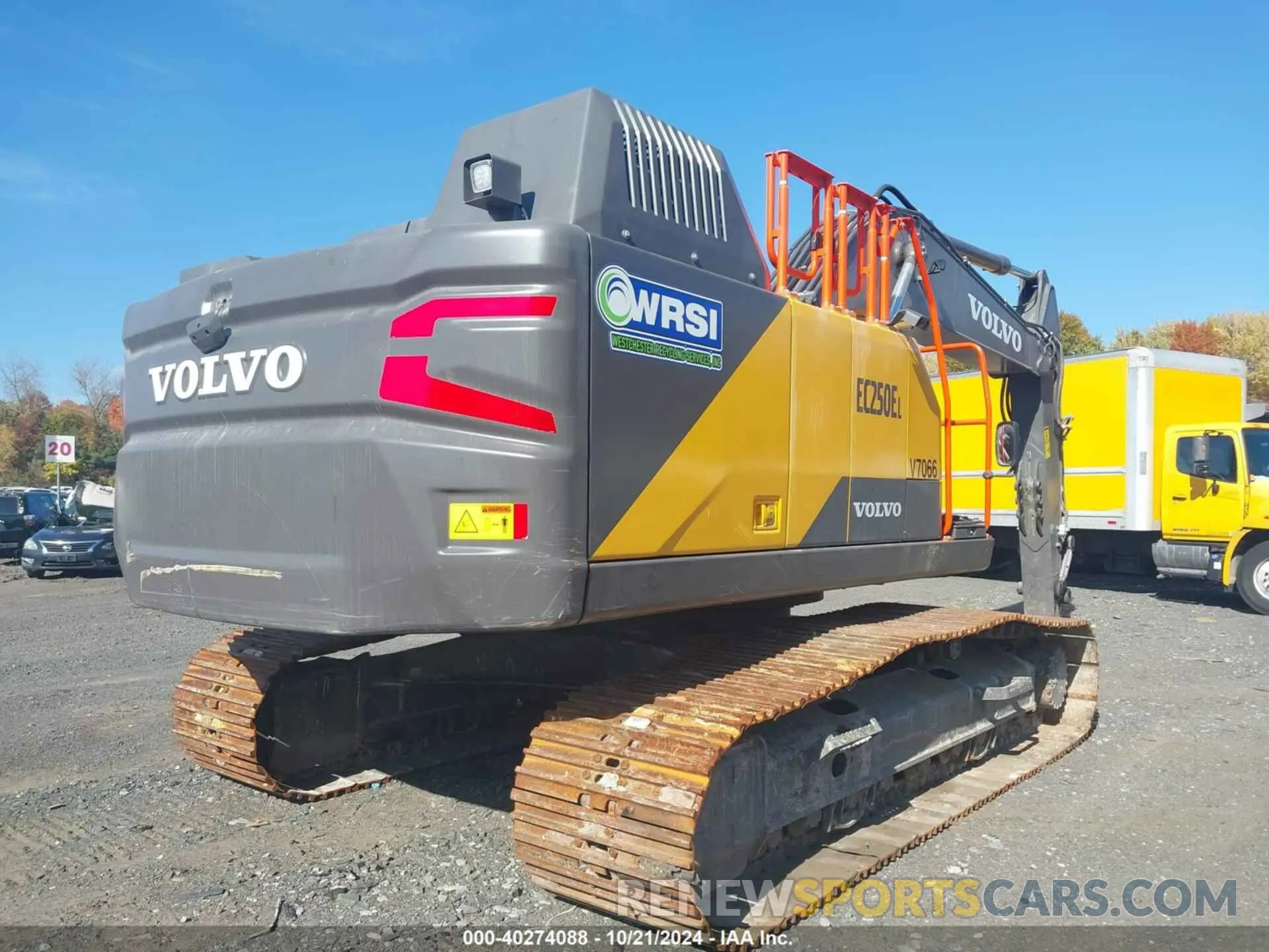 4 Photograph of a damaged car VCEC250EK00317066 VOLVO EC250E EXCAVATOR 2023