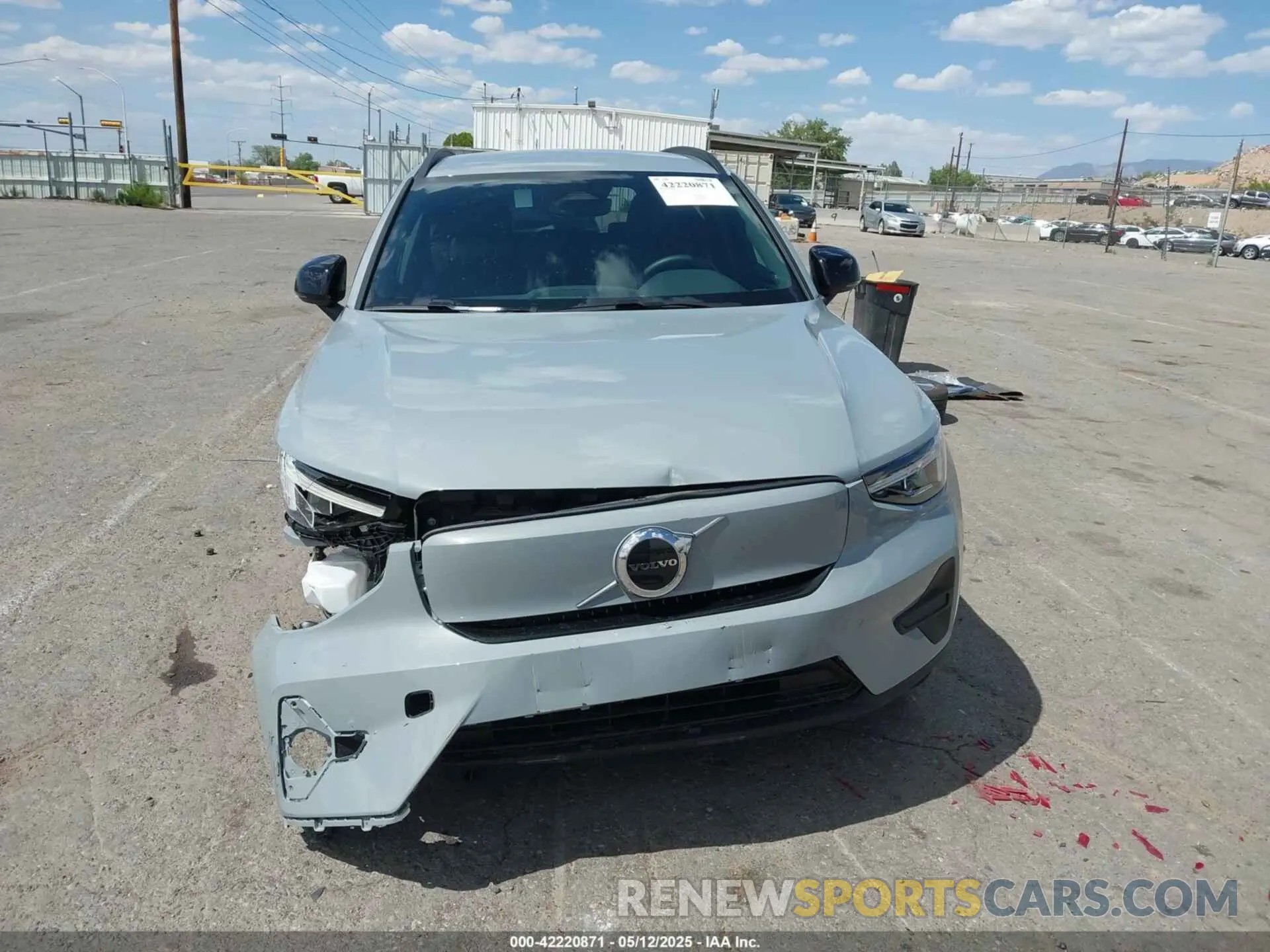 13 Photograph of a damaged car YV4ER3HJ8S2503399 VOLVO EX40 2025