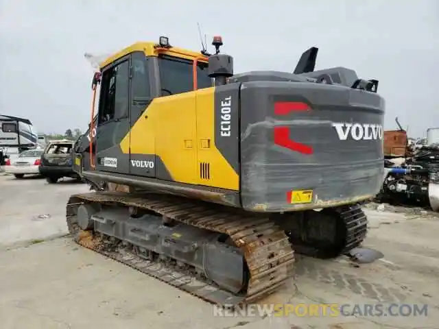 3 Photograph of a damaged car V0LV0B1LL0FSALE00 VOLVO EXCAVATOR 2020