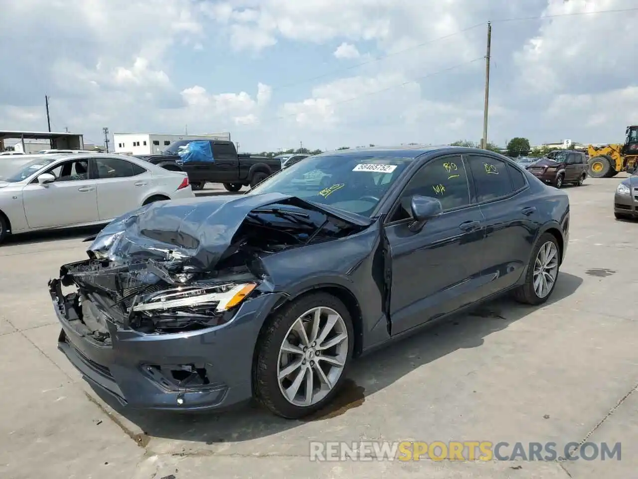 2 Photograph of a damaged car 7JR102FK0KG004943 VOLVO S60 2019