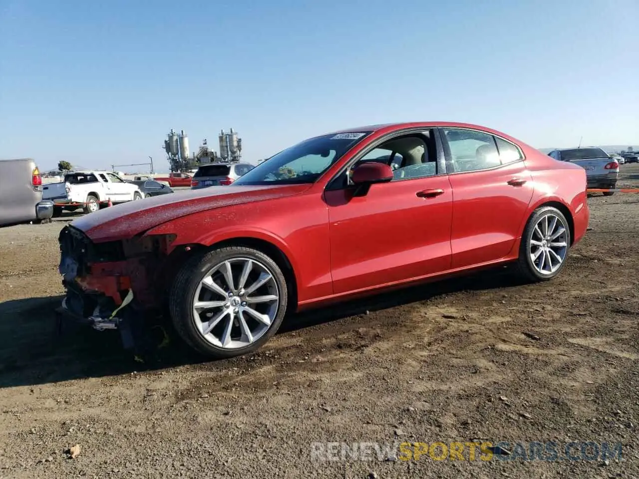1 Photograph of a damaged car 7JR102FK2KG003857 VOLVO S60 2019