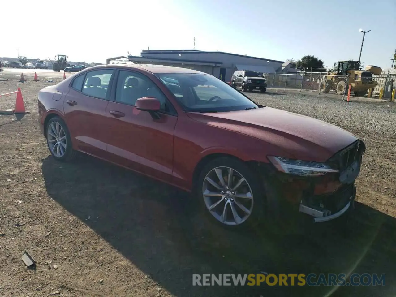4 Photograph of a damaged car 7JR102FK2KG003857 VOLVO S60 2019