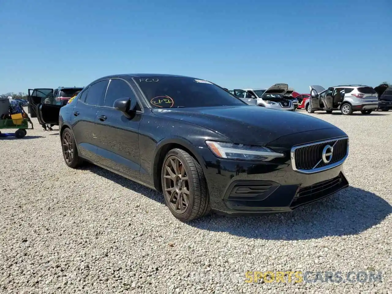 1 Photograph of a damaged car 7JR102FK4KG001379 VOLVO S60 2019