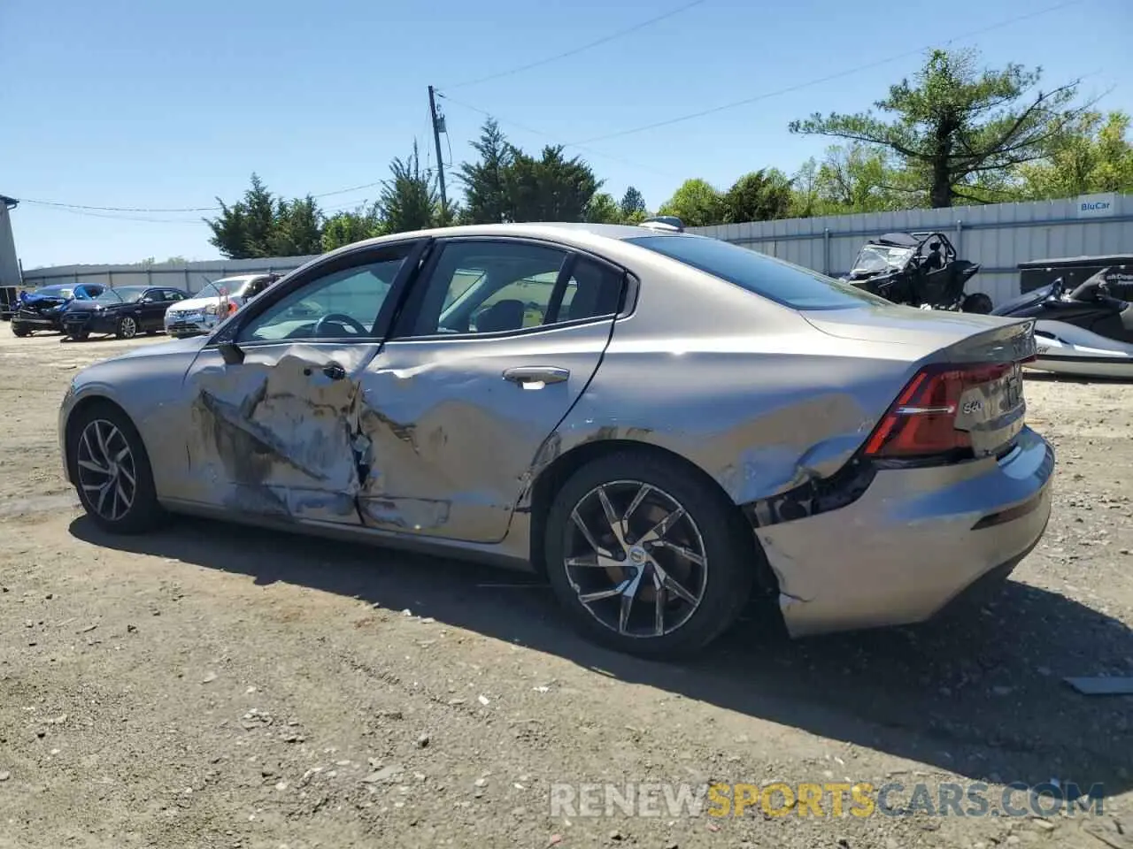 2 Photograph of a damaged car 7JRA22TK6KG002919 VOLVO S60 2019