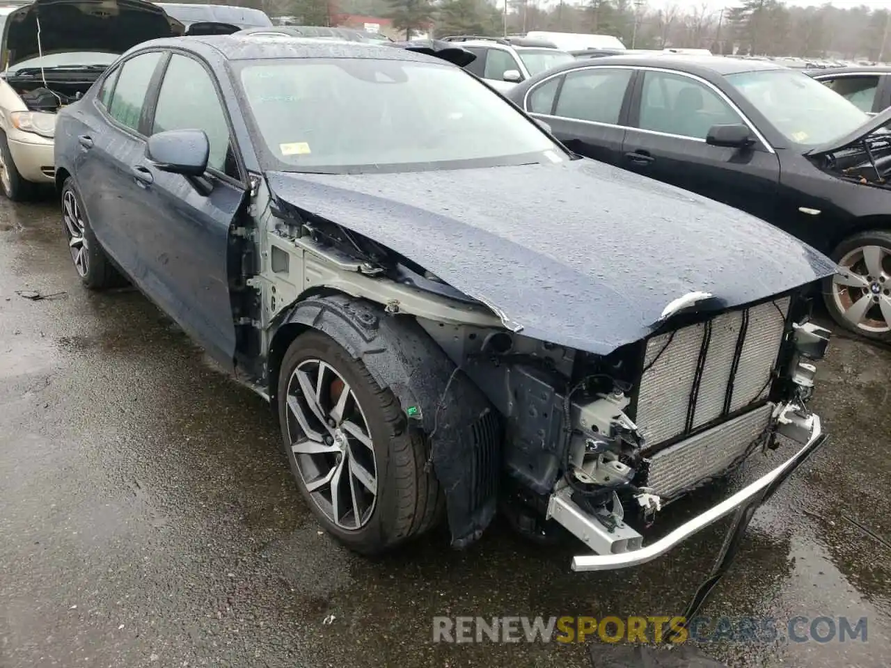 1 Photograph of a damaged car 7JRA22TK6KG006730 VOLVO S60 2019