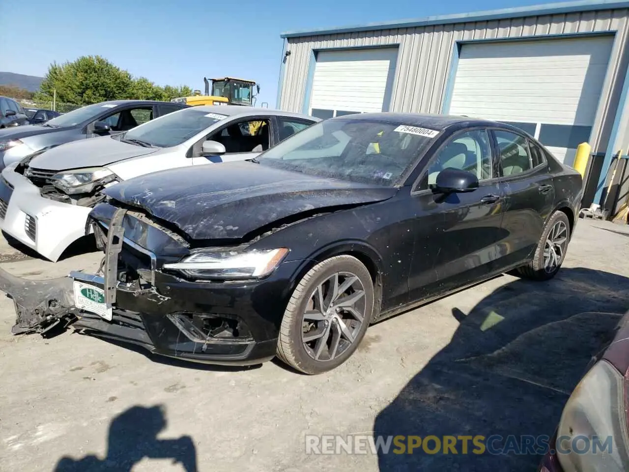 1 Photograph of a damaged car 7JRA22TK7KG013959 VOLVO S60 2019