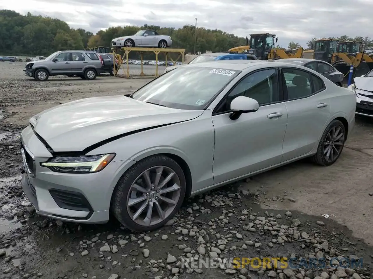 1 Photograph of a damaged car 7JRA22TK8KG012741 VOLVO S60 2019