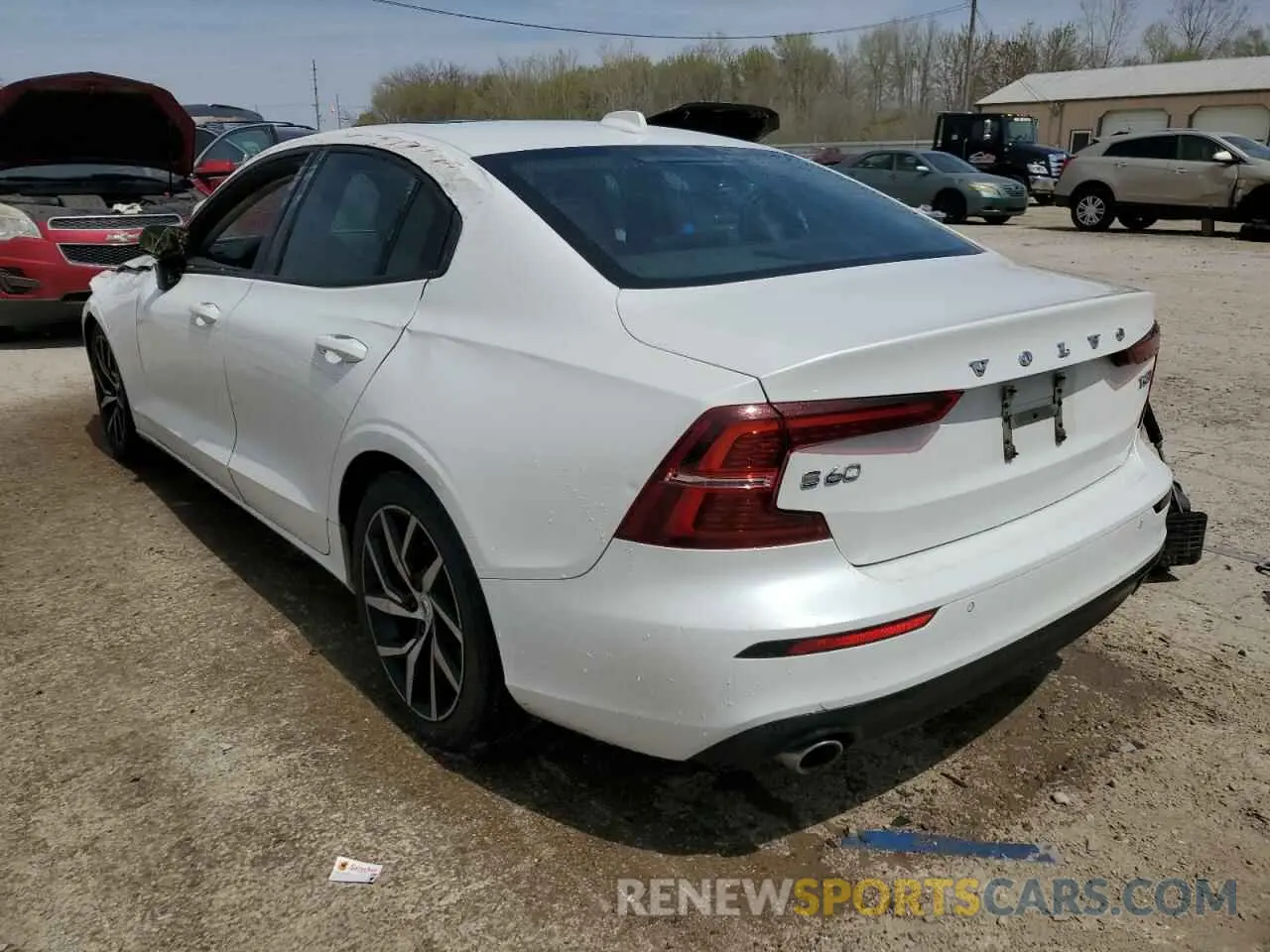 2 Photograph of a damaged car 7JRA22TK8KG013372 VOLVO S60 2019
