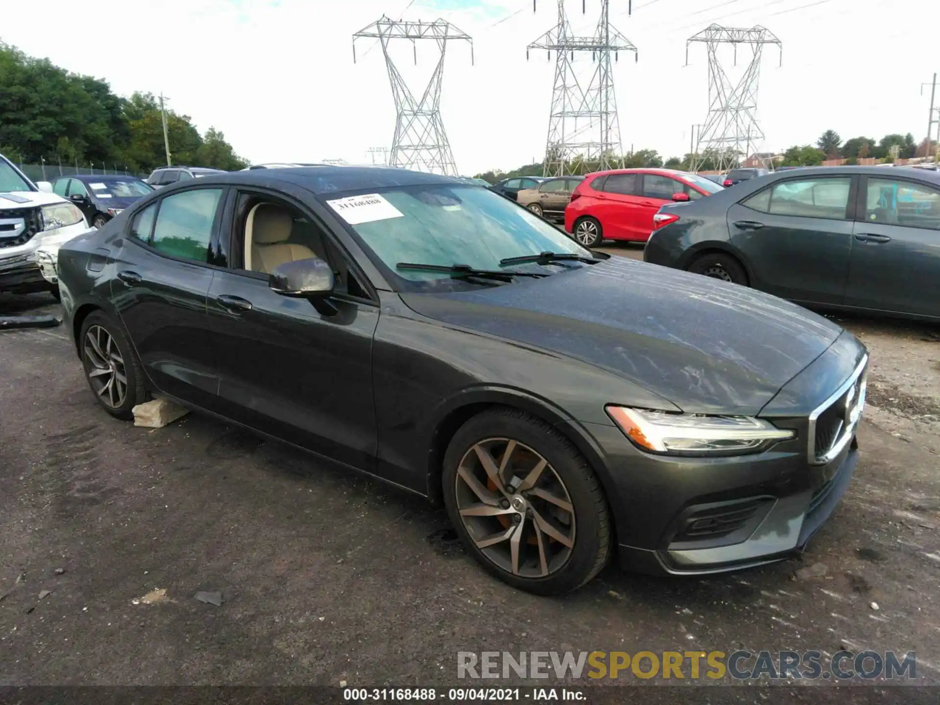 1 Photograph of a damaged car 7JRA22TK8KG015932 VOLVO S60 2019