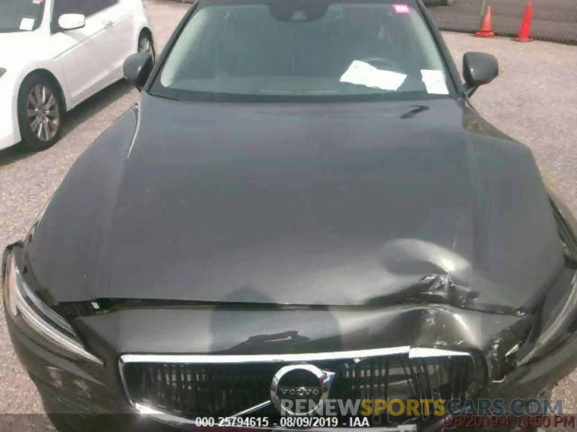 1 Photograph of a damaged car 7JRA22TKXKG008853 VOLVO S60 2019