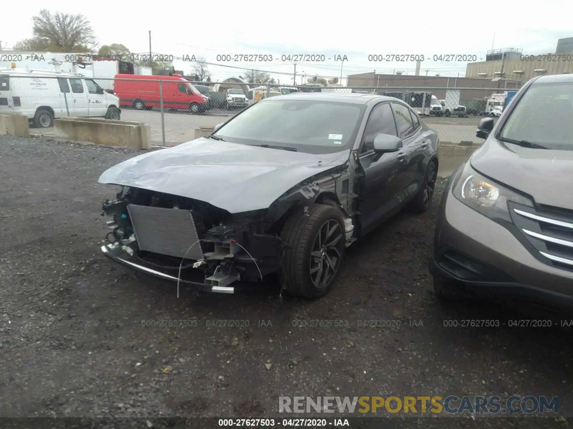 2 Photograph of a damaged car 7JRA22TKXKG010408 VOLVO S60 2019