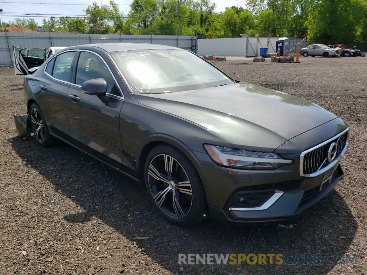 1 Photograph of a damaged car 7JRA22TL9KG007167 VOLVO S60 2019