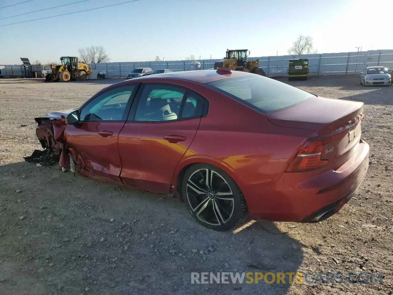 2 Photograph of a damaged car 7JRA22TM0KG001525 VOLVO S60 2019