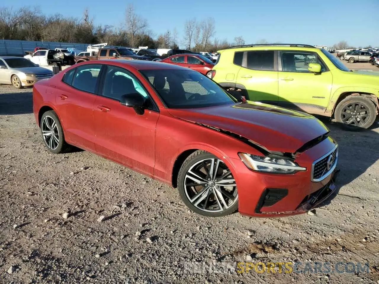4 Photograph of a damaged car 7JRA22TM0KG001525 VOLVO S60 2019