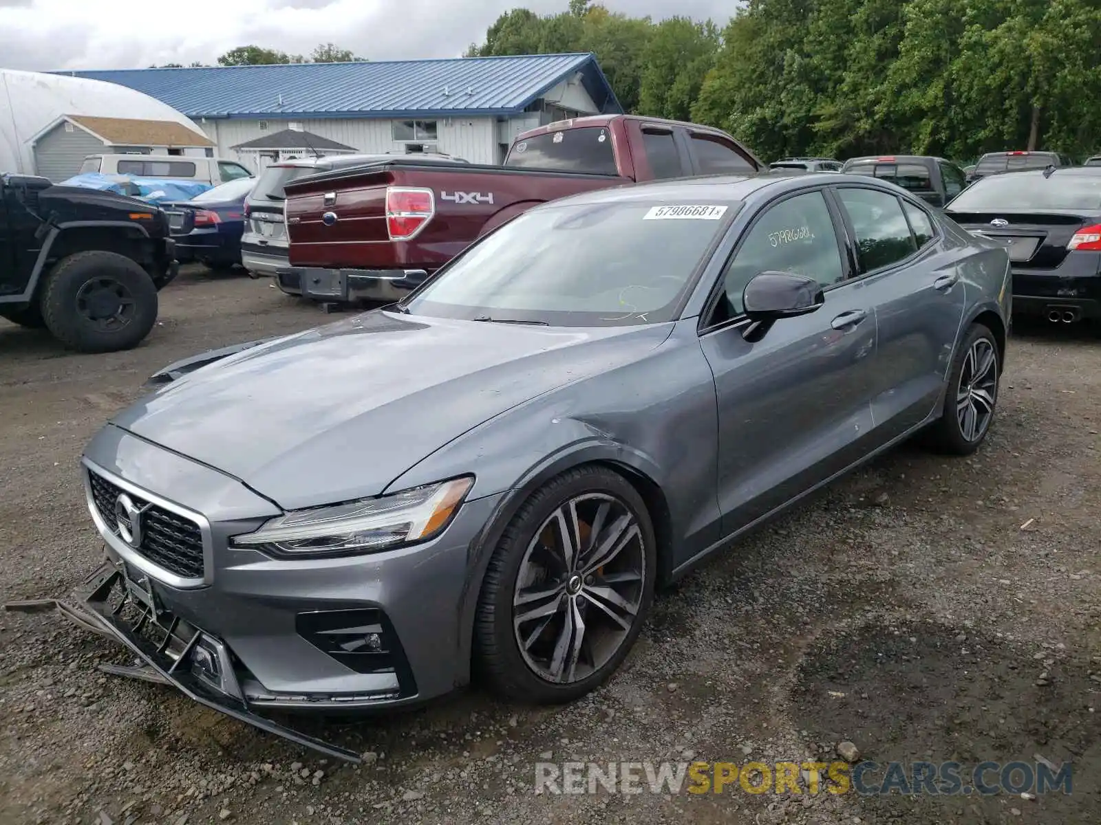 2 Photograph of a damaged car 7JRA22TM2KG003227 VOLVO S60 2019