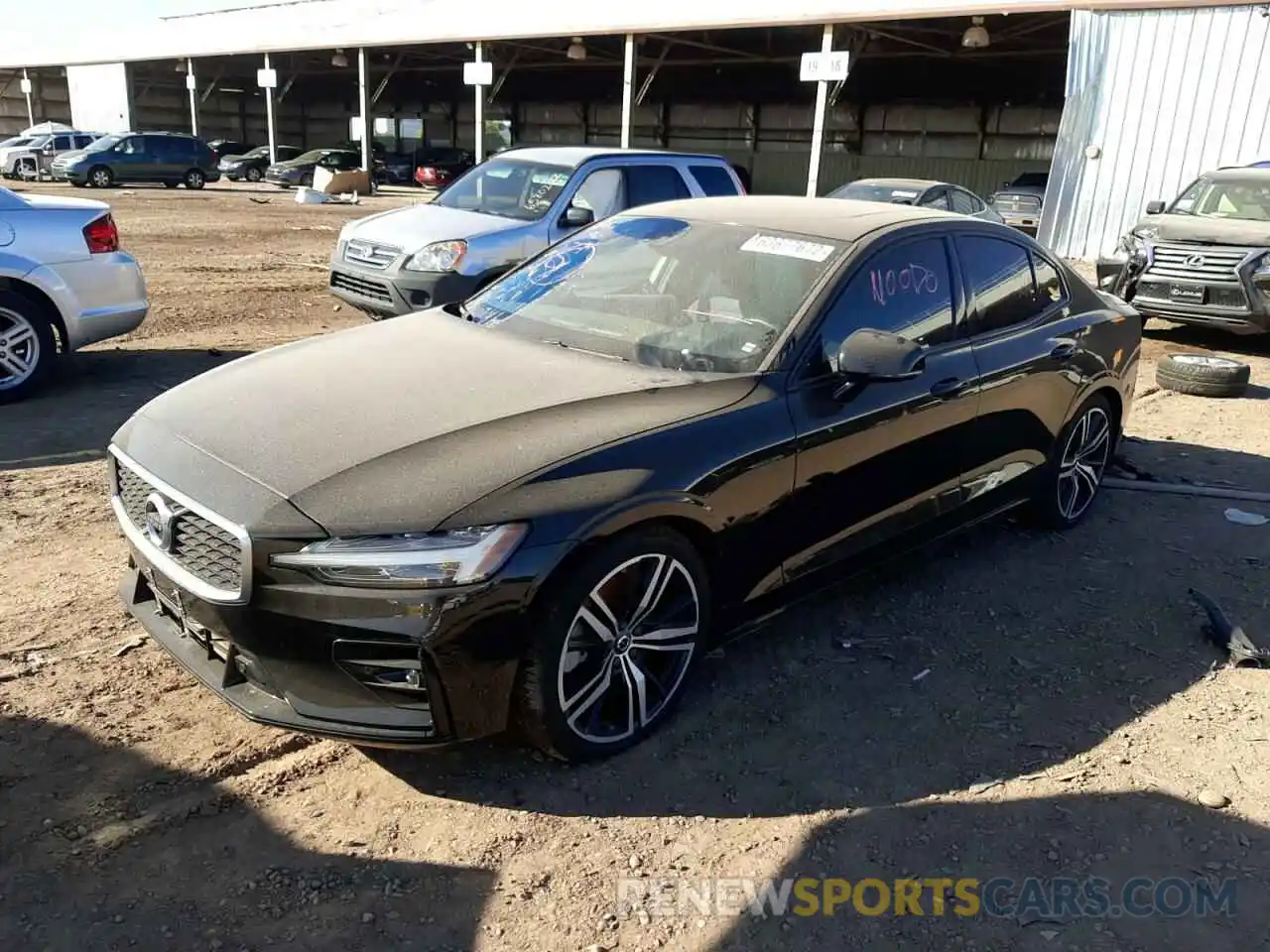 2 Photograph of a damaged car 7JRA22TM5KG001990 VOLVO S60 2019