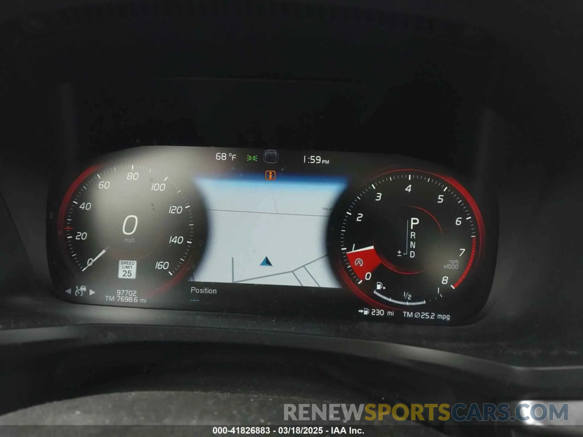 7 Photograph of a damaged car 7JRA22TM9KG014922 VOLVO S60 2019