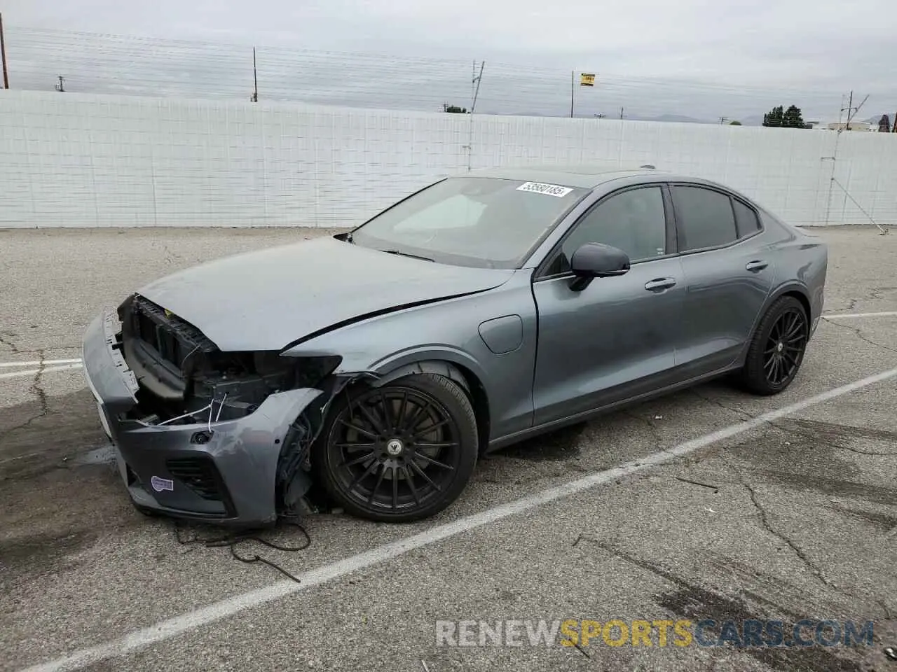 1 Photograph of a damaged car 7JRBR0FM3KG012437 VOLVO S60 2019
