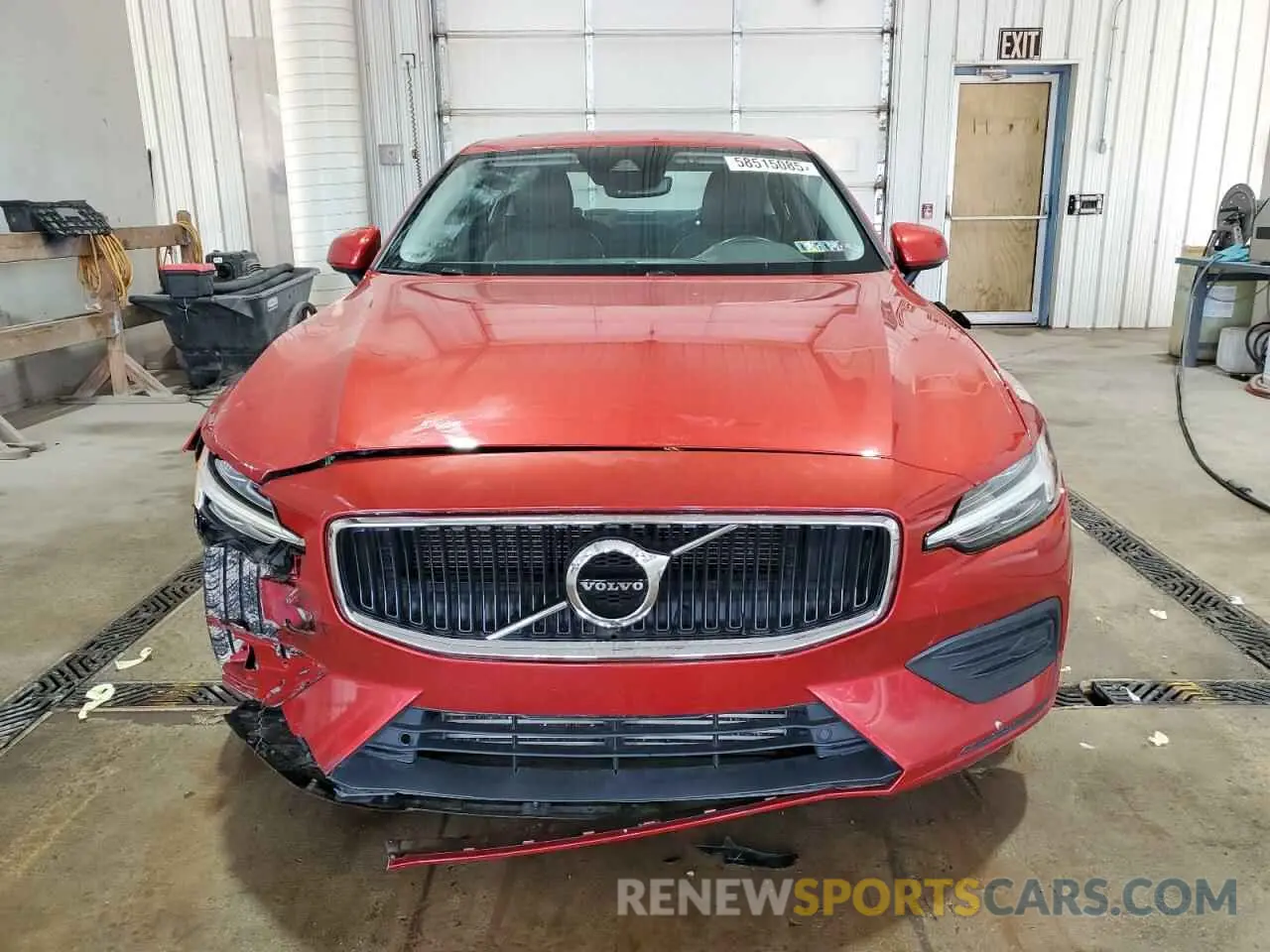 5 Photograph of a damaged car 7JR102FK1LG038567 VOLVO S60 2020
