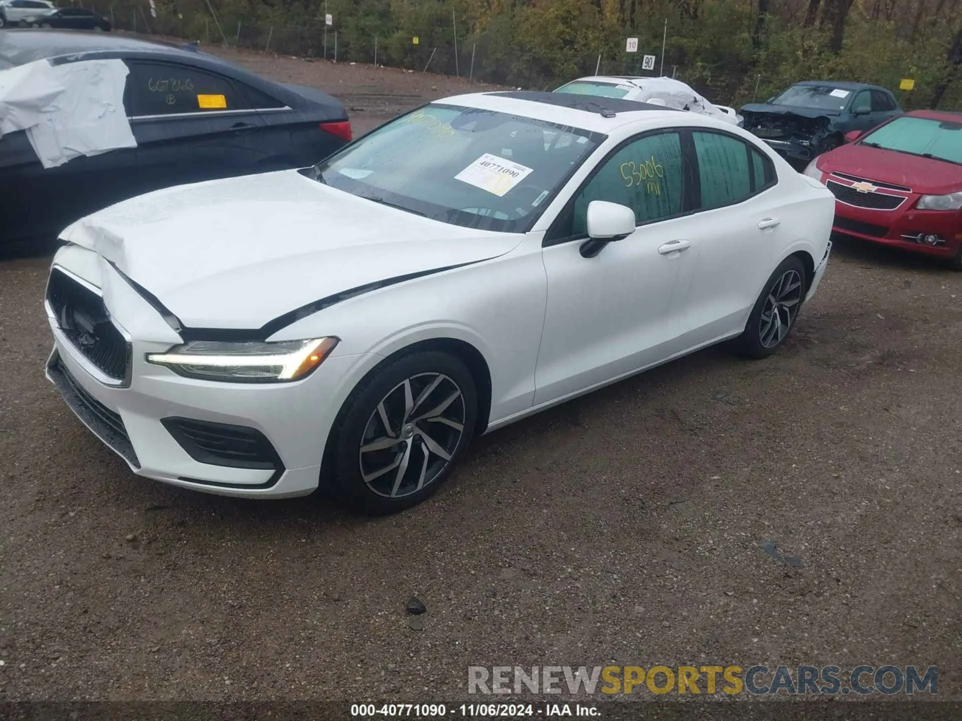 2 Photograph of a damaged car 7JR102FK1LG039461 VOLVO S60 2020