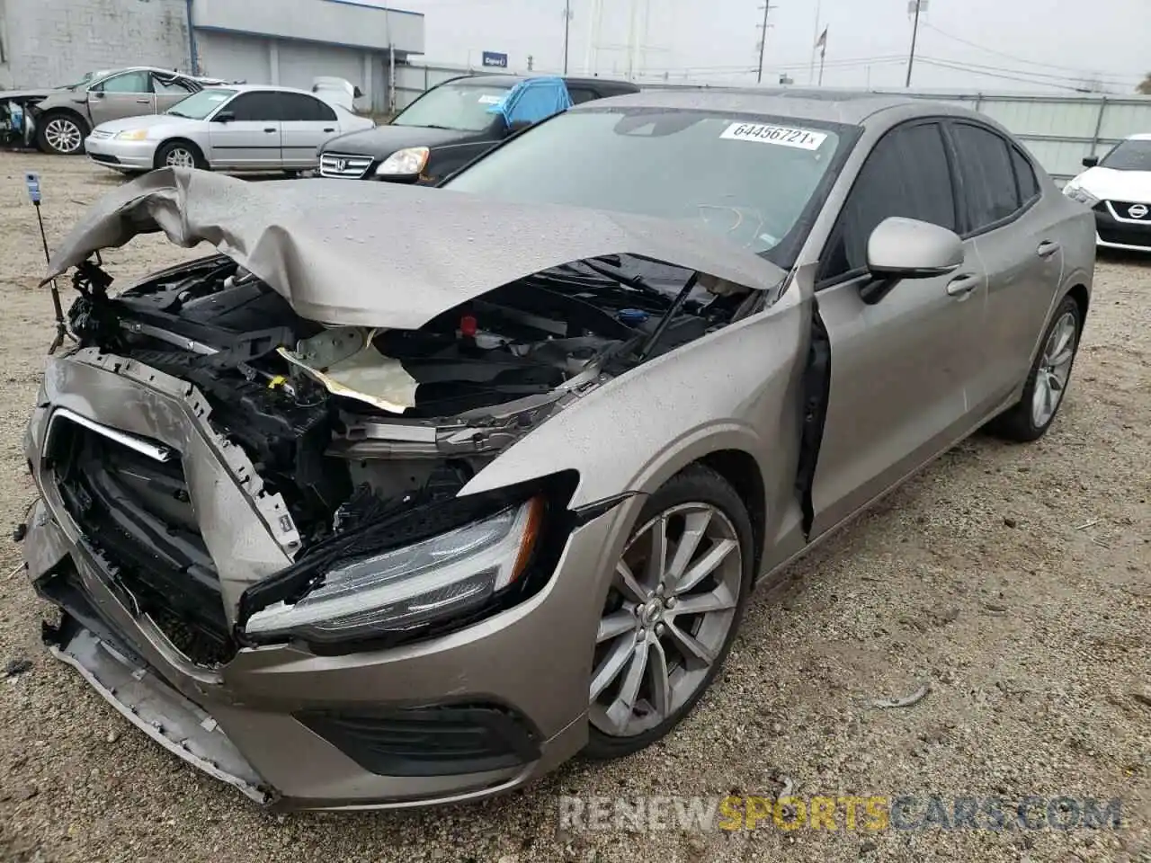 2 Photograph of a damaged car 7JR102FK1LG067809 VOLVO S60 2020