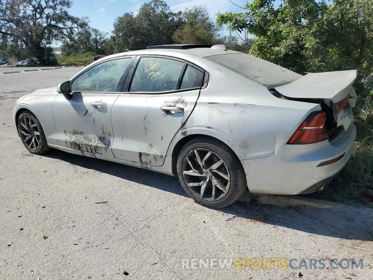2 Photograph of a damaged car 7JR102FK3LG072798 VOLVO S60 2020
