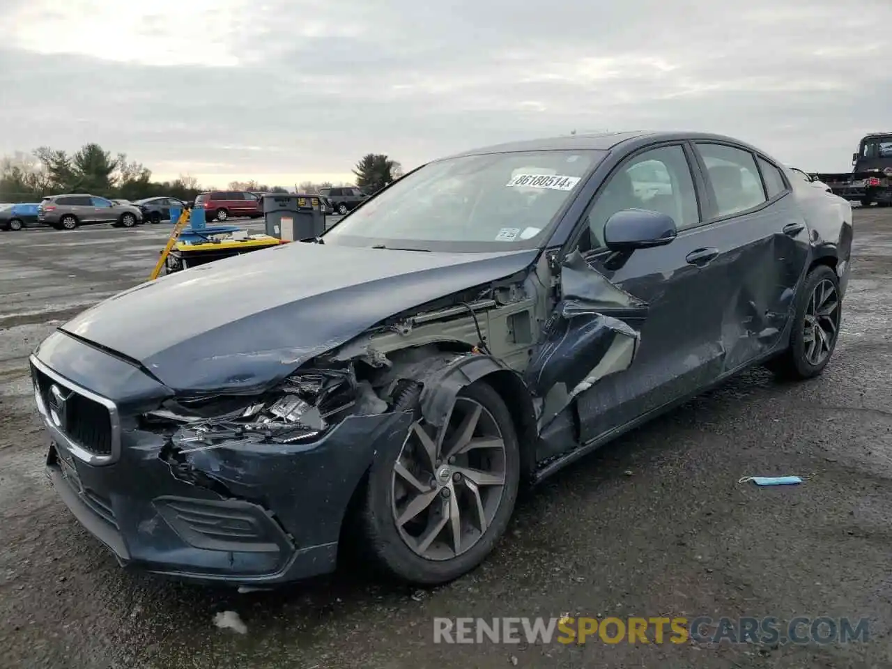 1 Photograph of a damaged car 7JR102FK4LG045299 VOLVO S60 2020